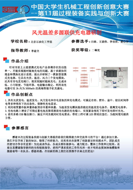 AD01-风光温差多源联供充电器研制